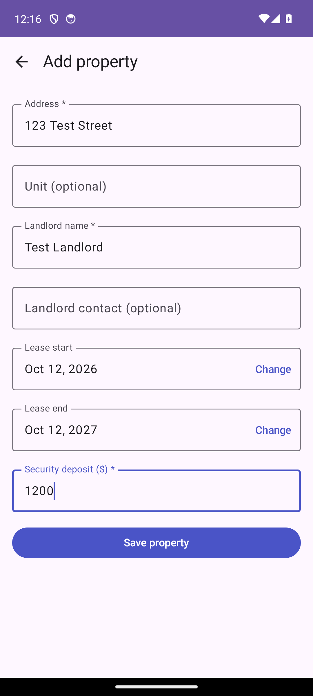 LeaseProof screenshot